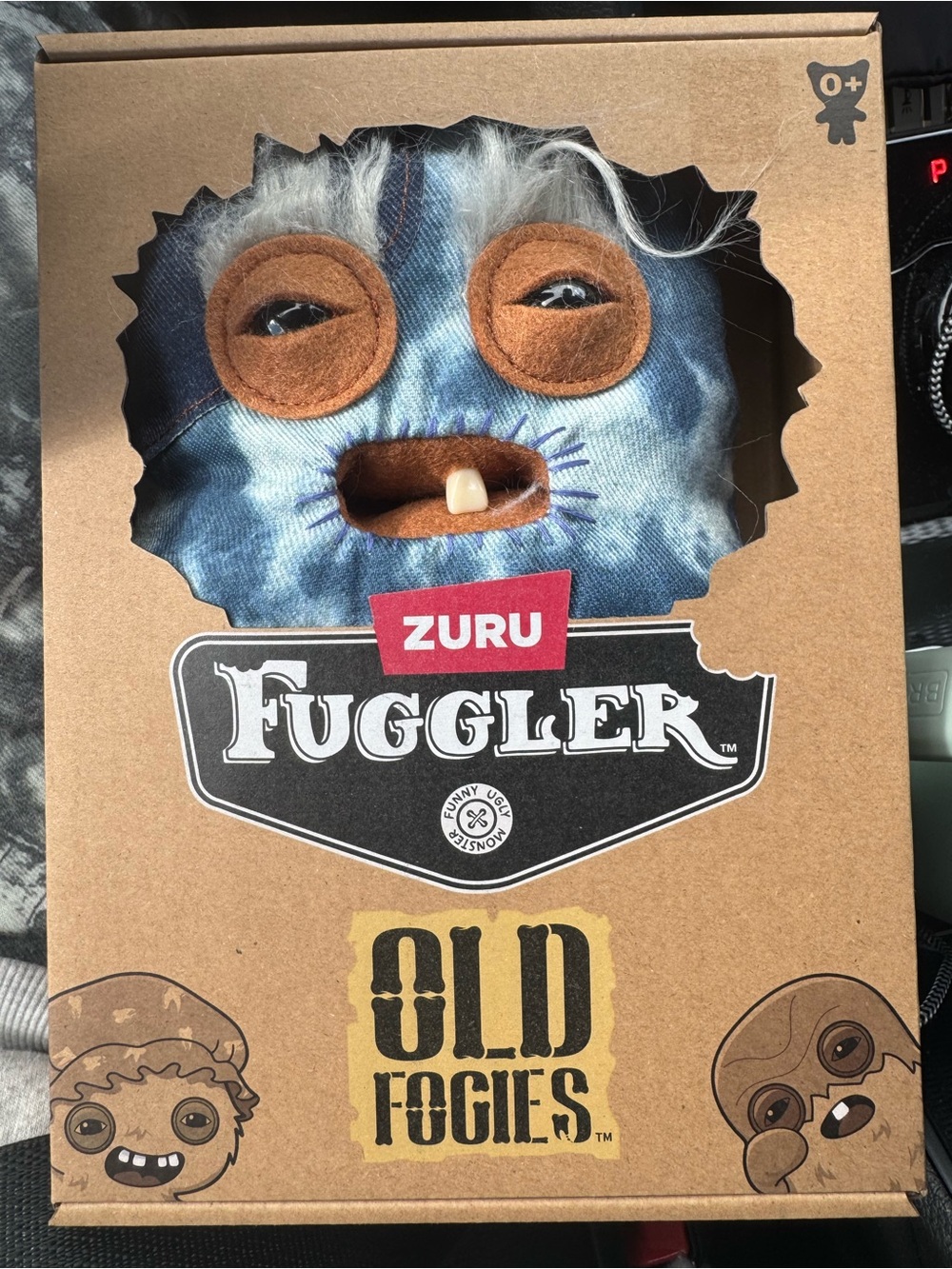 ZURU Fuggler Old Foglies Blue Plush Monster Toy